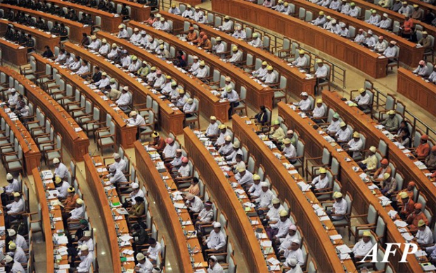 MYANMAR�S PARLIAMENT APPROVES TELECOMMUNICATIONS BILL